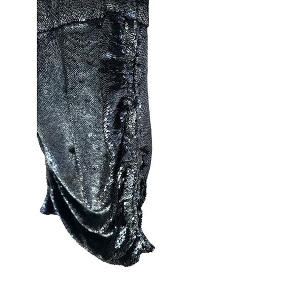 $620 IRO Gray Anthracite Miracle Sequin Mini Dress Sz 36/4/Small - Picture 6 of 12